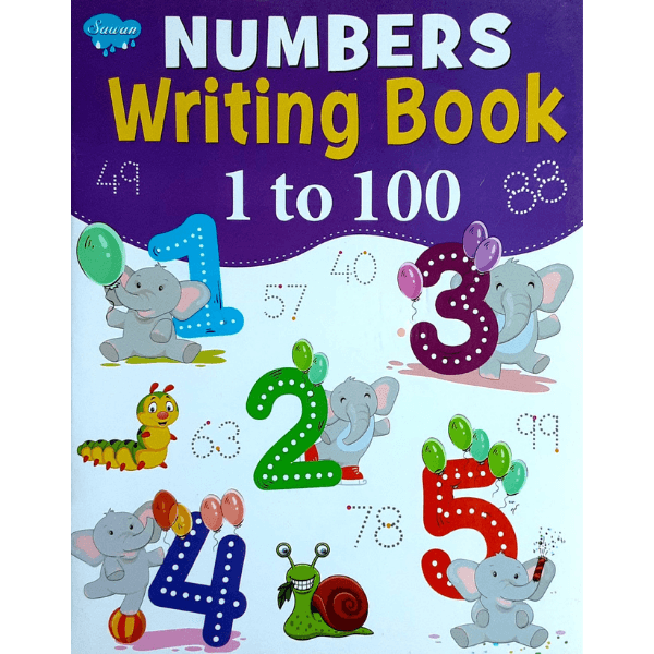 Number Writing Book 1 to 100